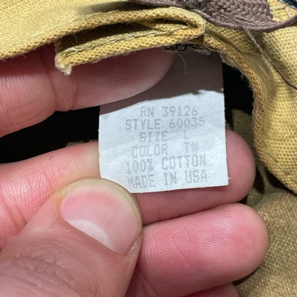 Filson tan Tin cloth wide brimmed Outdoors hat - Picture 3 of 12